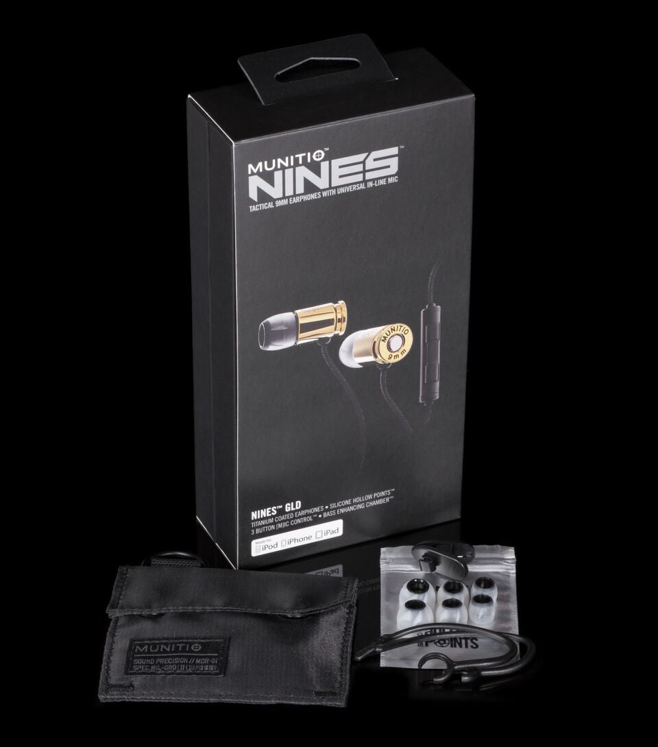 NINES GLD | In-Ear Tactical Headphones - MUNITIO